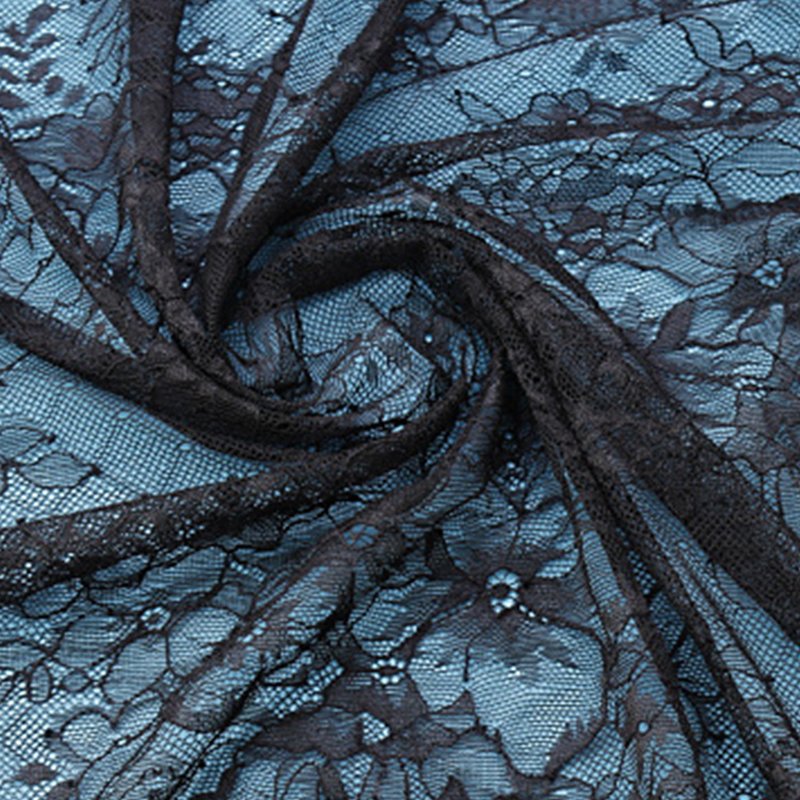 Lace Trim All-Over Nylon Lace Fabric for Apparel Wholesale Supplier 7